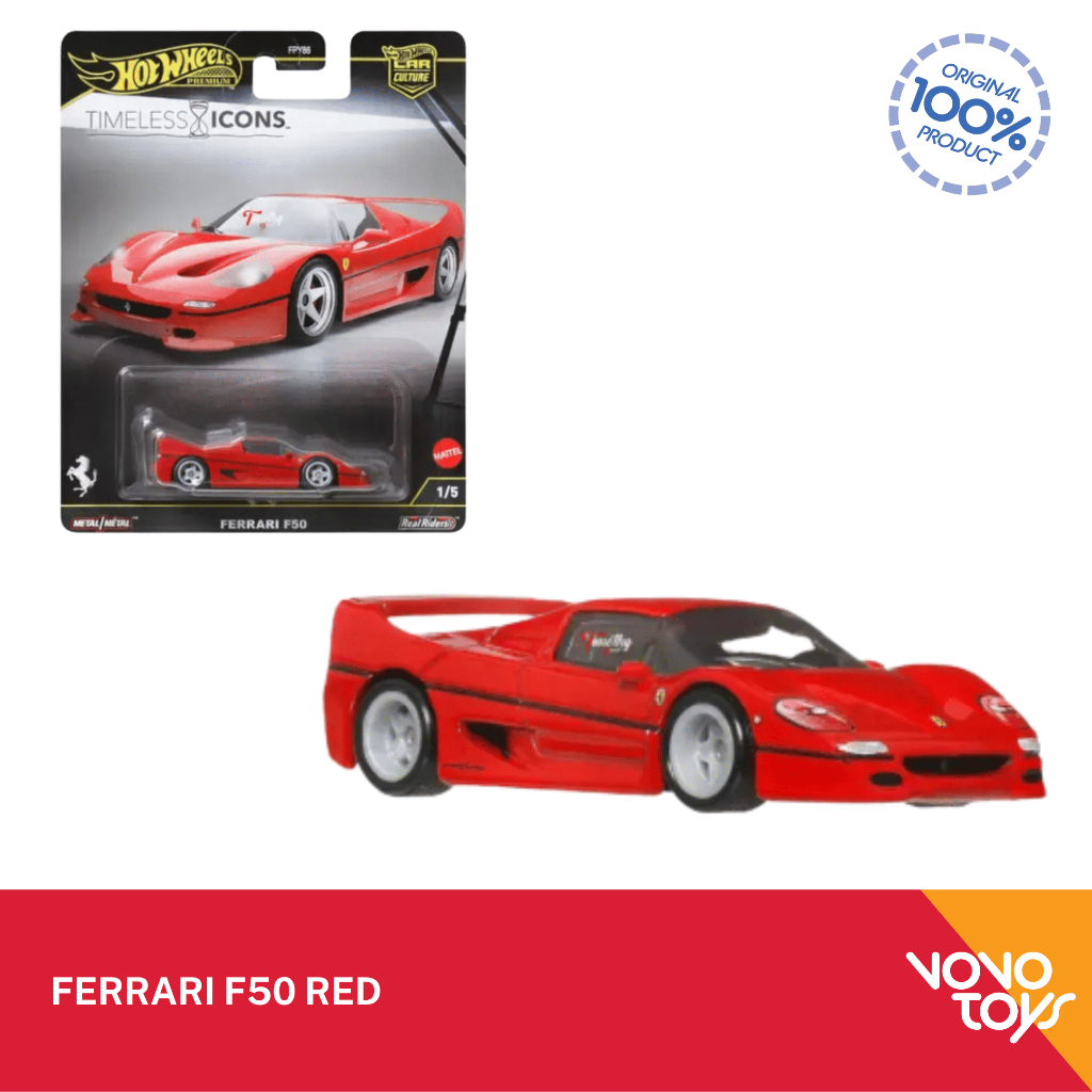 Hot Wheels Premium Ferrari F50 Red