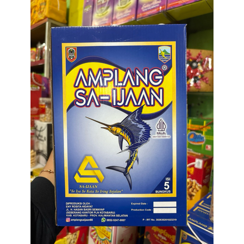 Amplang dus isi 5 Saijaan | Aisyah