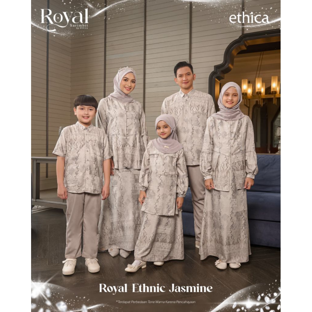 SARIMBIT ROYAL ETHNIC JASMINE BY ETHICA 2026/SARIMBIT LEBARAN/SARIMBIT KELUARGA/GAMIS DAN KOKO/SARIM