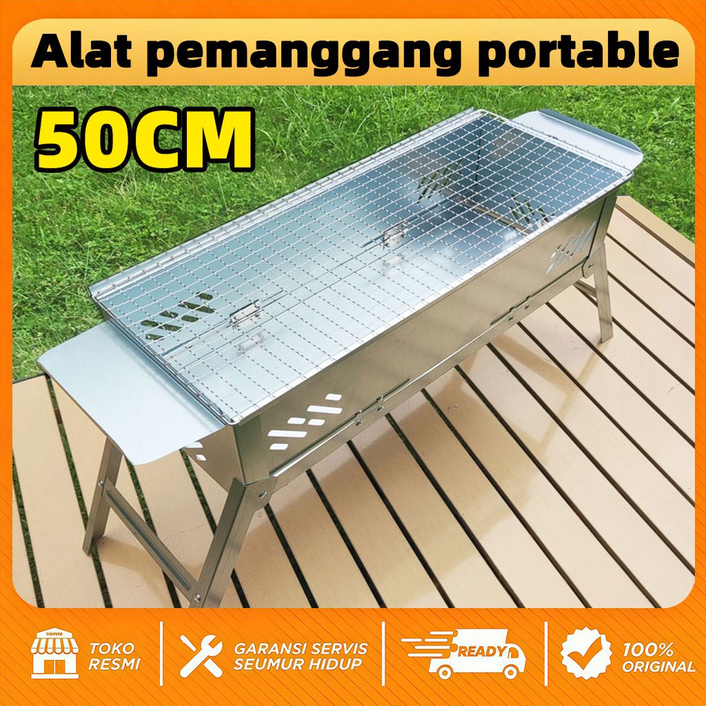 Panggangan Anti Karat Multiguna - Bakar Sate Madu, Ikan Bakar, Sosis di Mana Saja