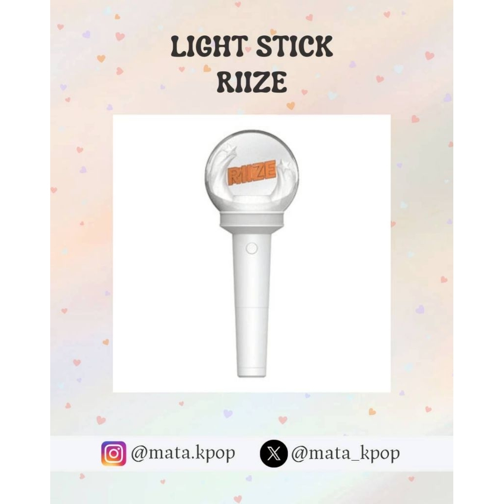 [READY STOCK] LIGHTSTICK RIIZE (OFFICIAL SEALED) Wts wtb fanlight ls light stick ready redi ina indo