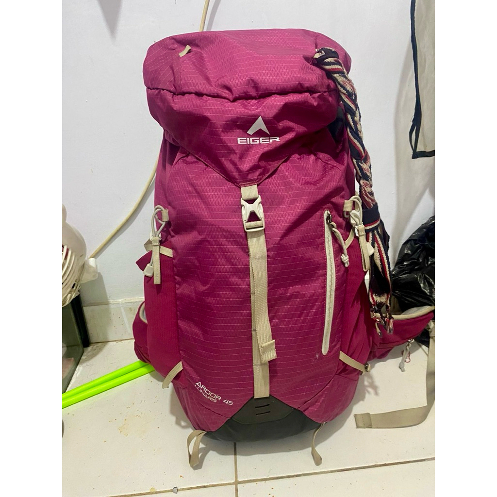 Tas Gunung Carrier EIGER ARDOR 45 LUNARIS PURPLE Not Osprey Sirrus, Kyte, Atmos, Aura, Aether AG 363