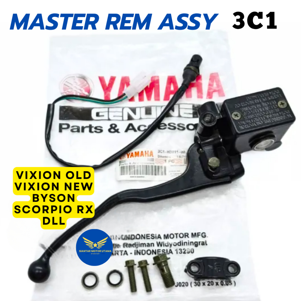 3C1-F583T-00 Master Rem Atas Set 3C1 Yamaha Vixion OLD Vixion NEW Byson Scorpio RX Original