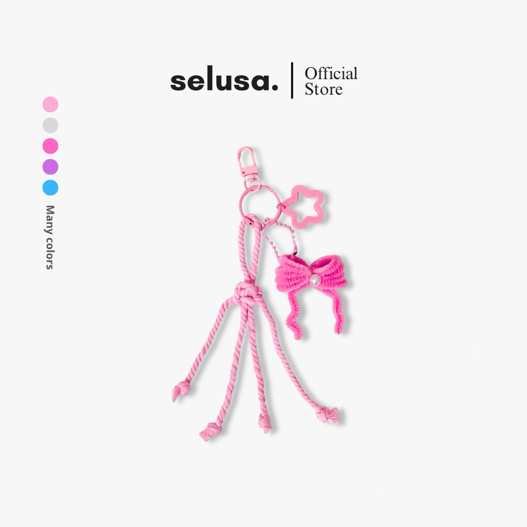 SELUSA MACRAME KEYCHAIN (charm bag) | Gantungan tas aesthetic