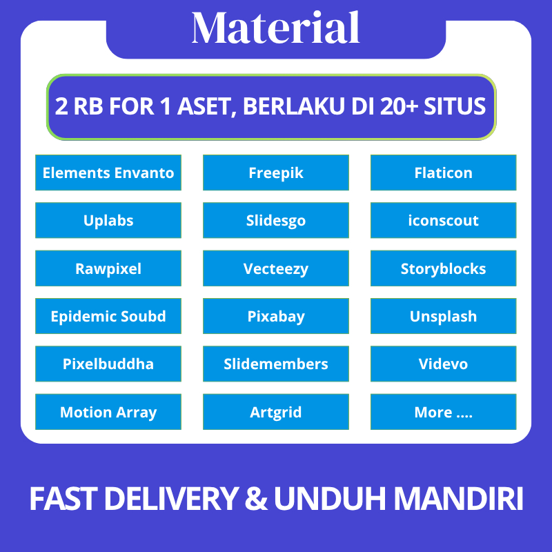 Jasa Download FreePik member resource download service: Envato Elements vector AI images, posters, a