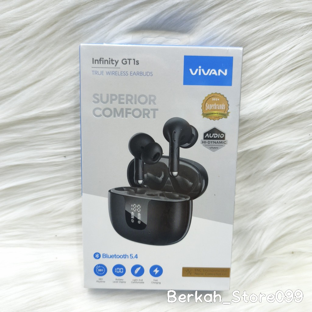 Headset Bluetooth TWS Vivan Infinity GT1s Hi-Dynamic Audio