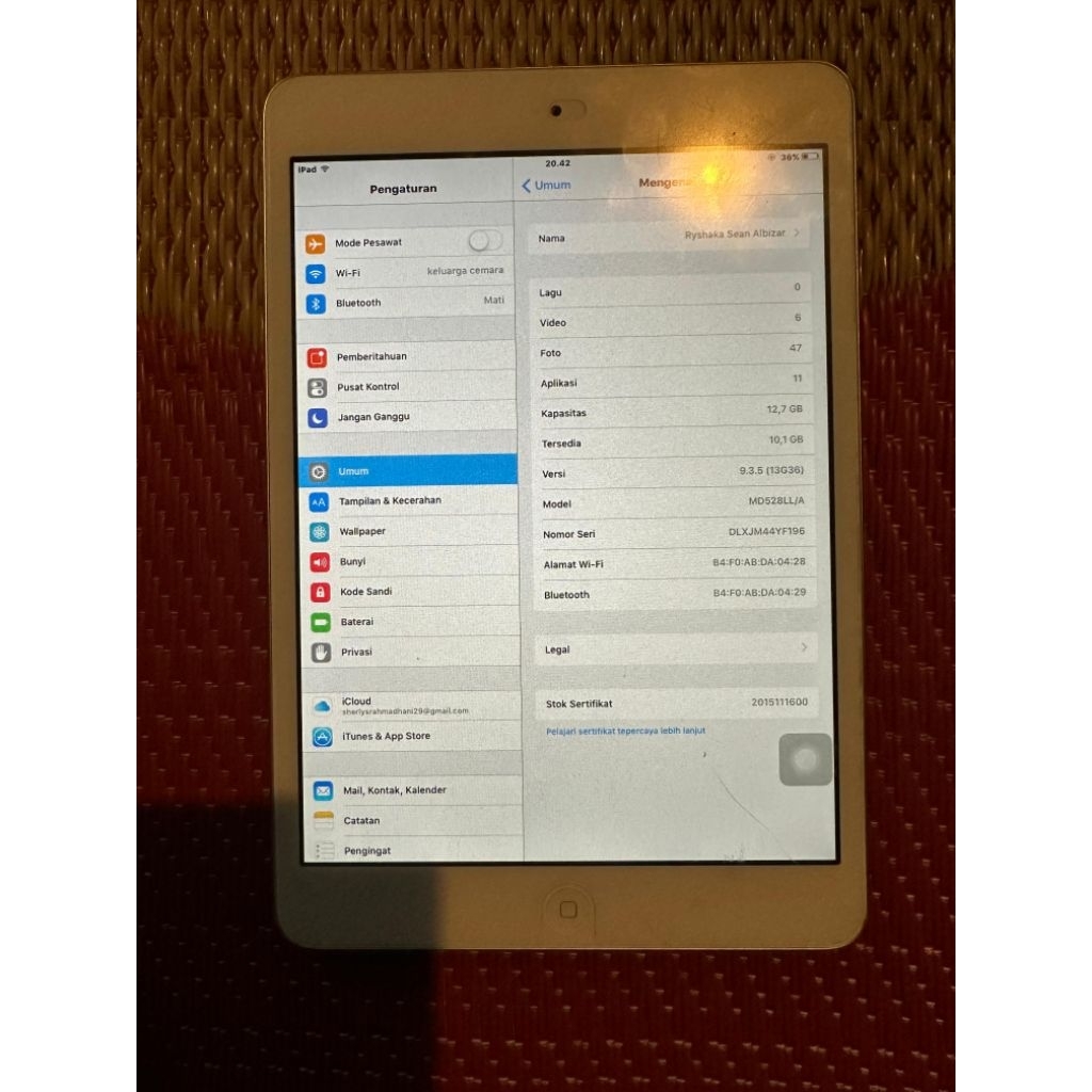 iPad Mini 1 32GB