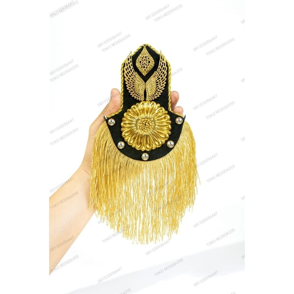 pangkat pundak epolet evolet paskibra lkbb mayoret marching band taruna