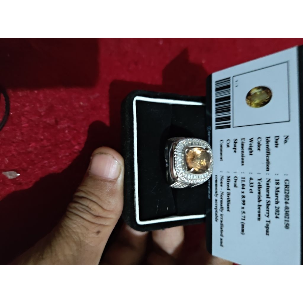 Natural Sherry Topaz