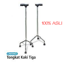 Tongkat Jalan Orang Tua Kaki 4 Empat Onemed/Sella Tongkat Jalan Kaki 3/Tongkat Jalan Lipat Sella
