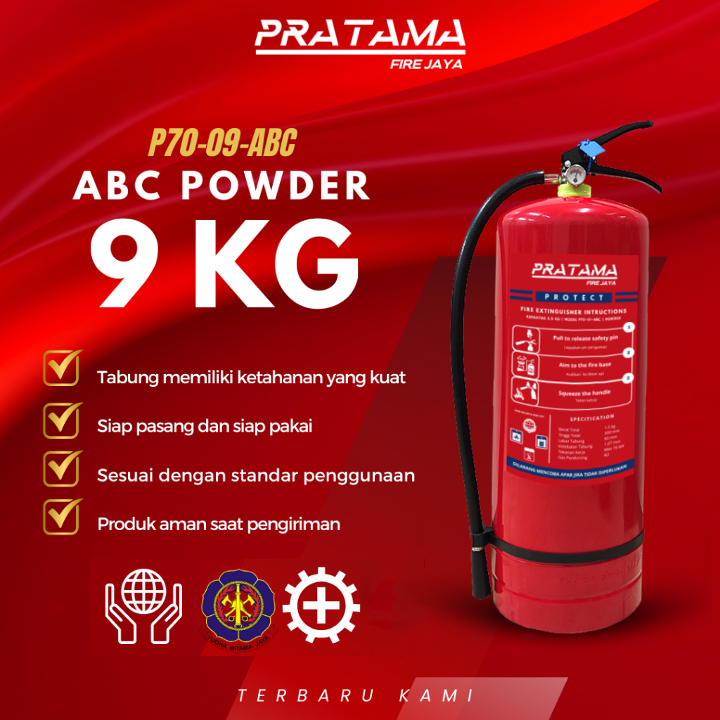 APAR 9KG ABC POWDER PRATAMA FIRE JAYA