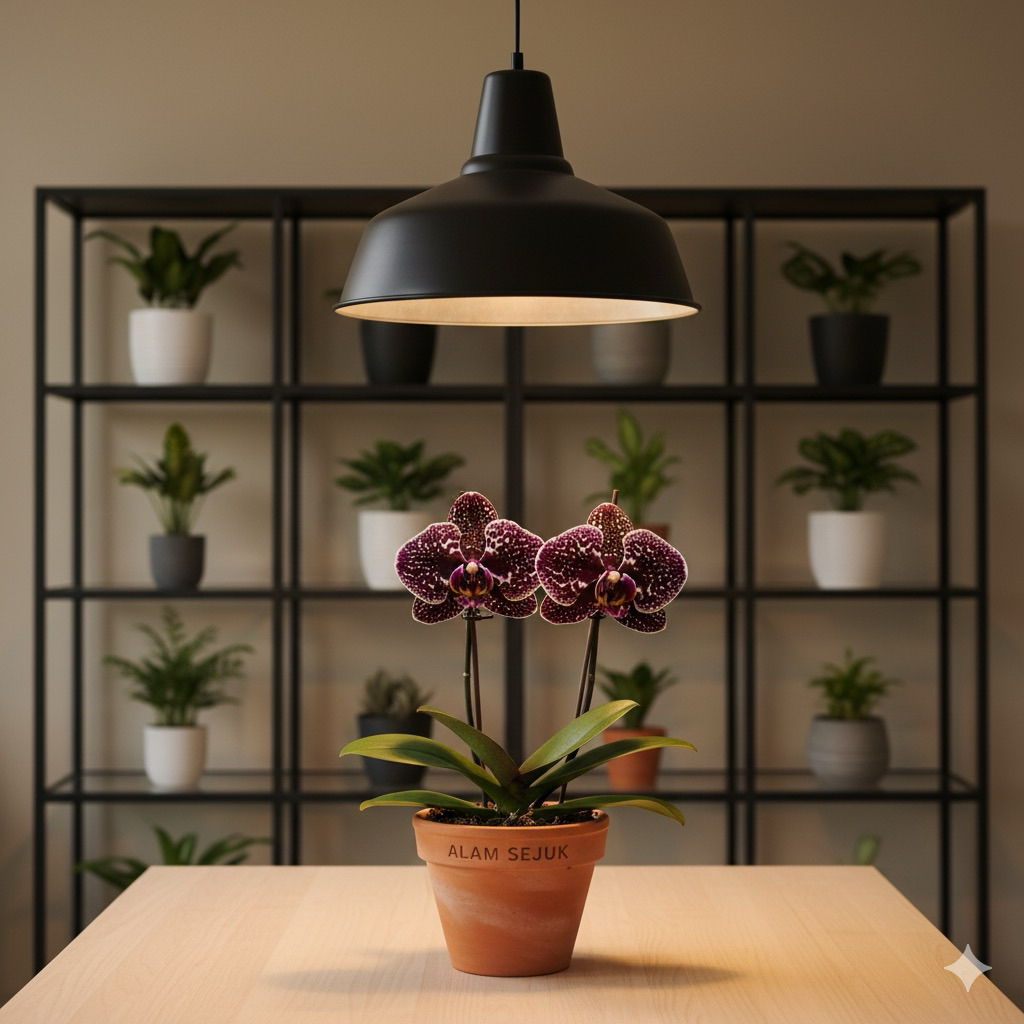 Anggrek bulan import langka bunga hitam