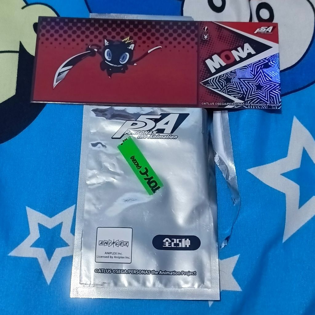 Persona 5 official merch Morgana ticket
