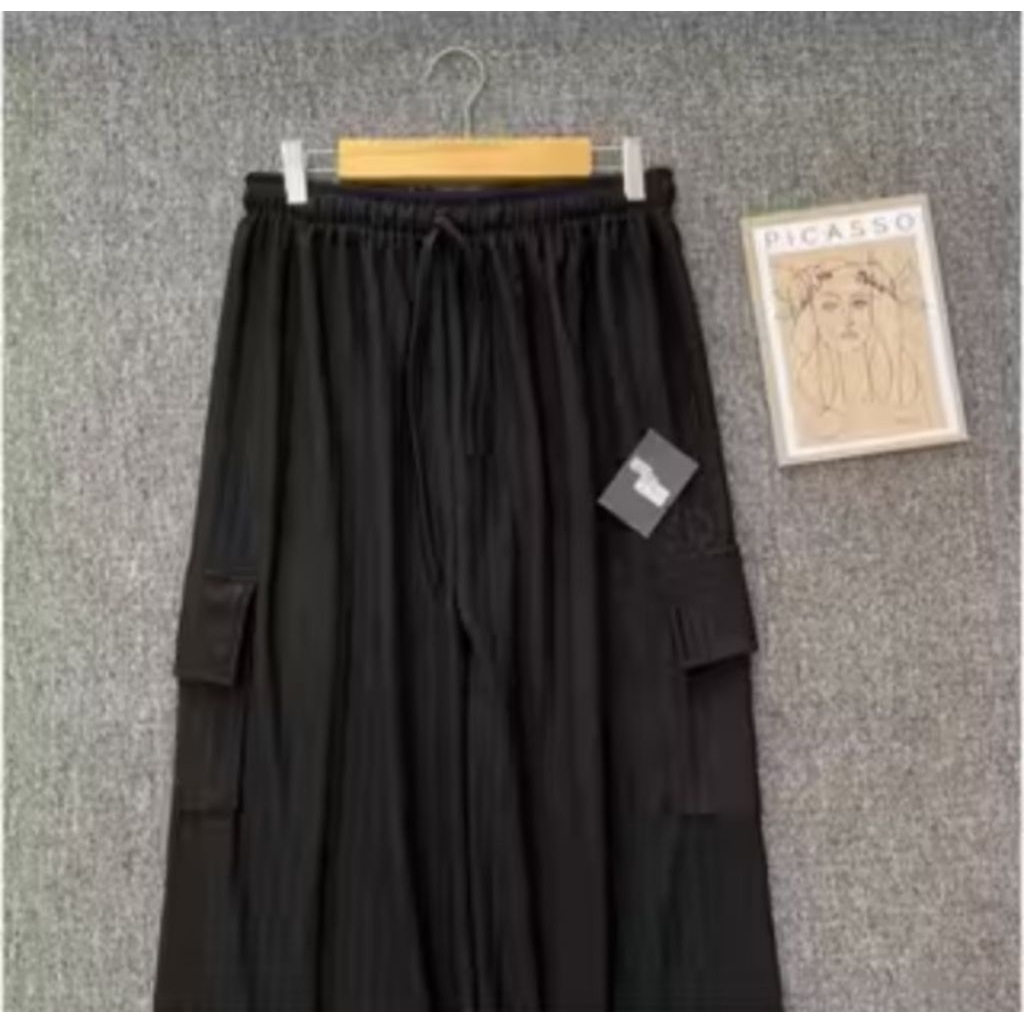 Celana Panjang Wanita/Kulot Cargo Pants Knit Hornet Import