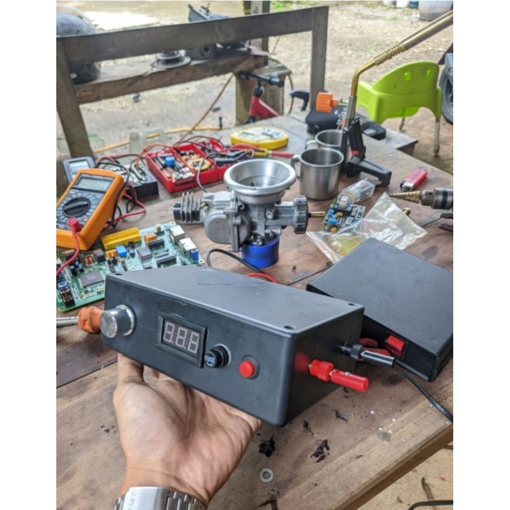 Mesin powder coating portabel