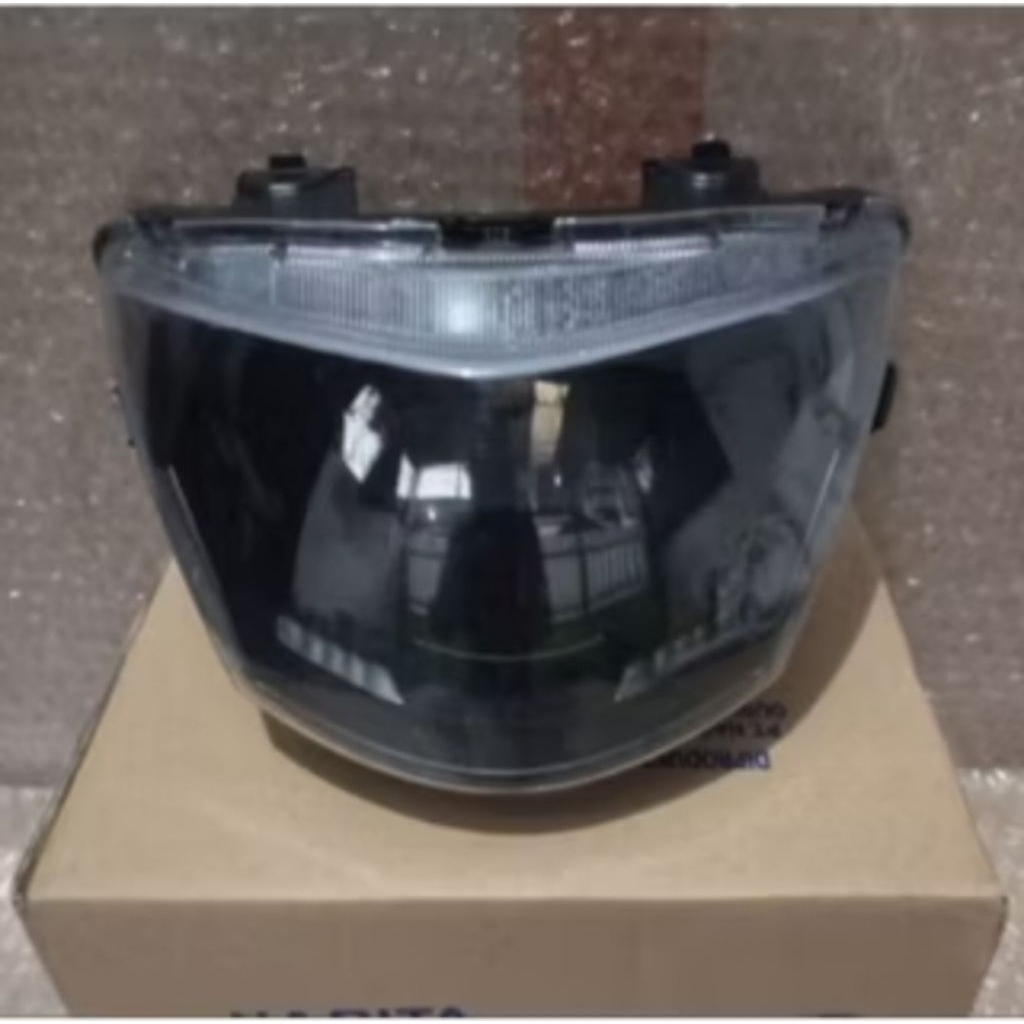 Reflektor Lampu Depan Mio J Mio GT Custom Hitam Oren Komplit
