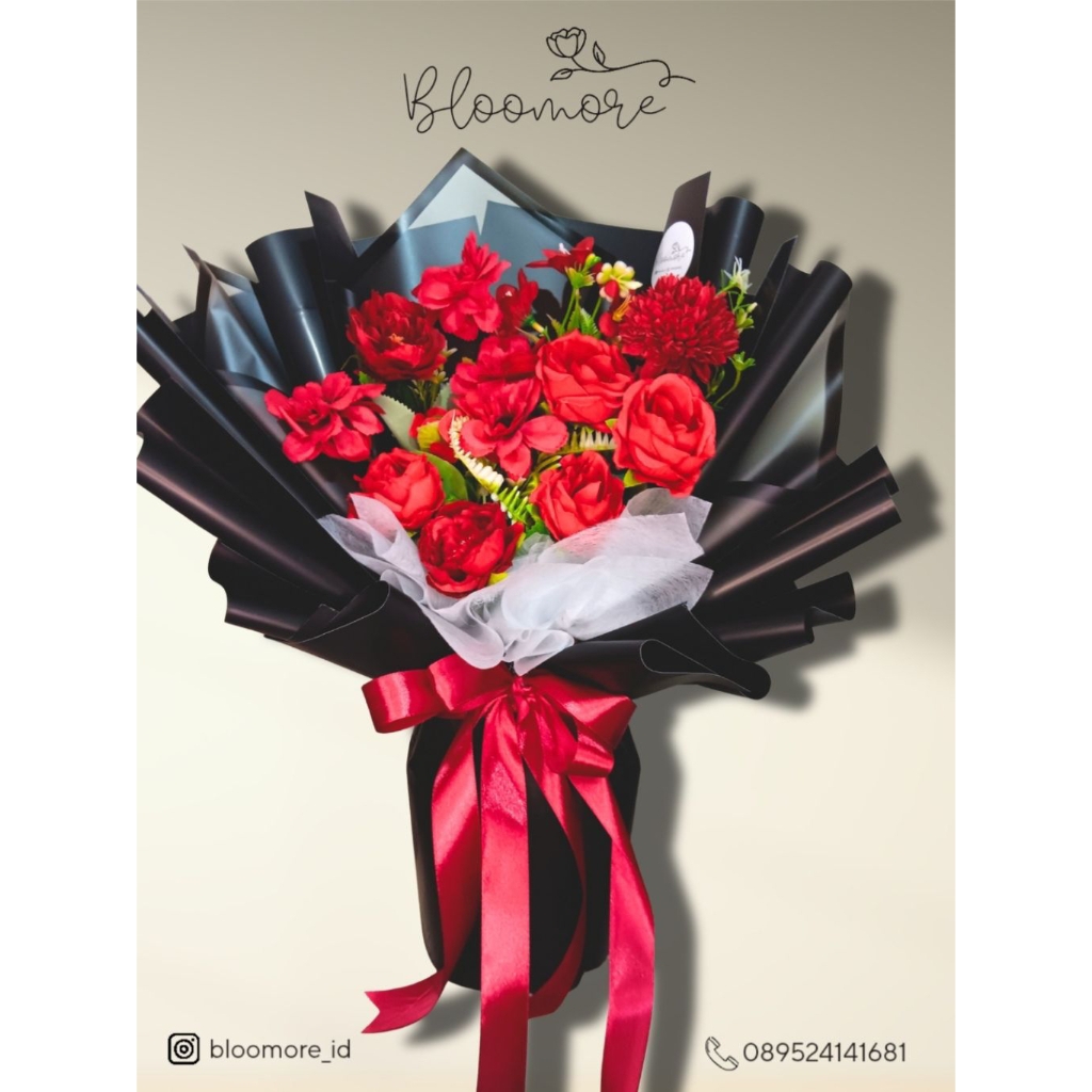 Bouquet Bunga Artificial Buket Murah Buket Malang Kado Hadiah Wisuda Anniversary Ulang Tahun | Bloom
