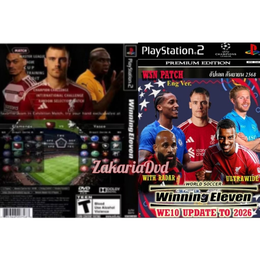 Kaset PS 2 Winning Eleven full Transfer Update 2026