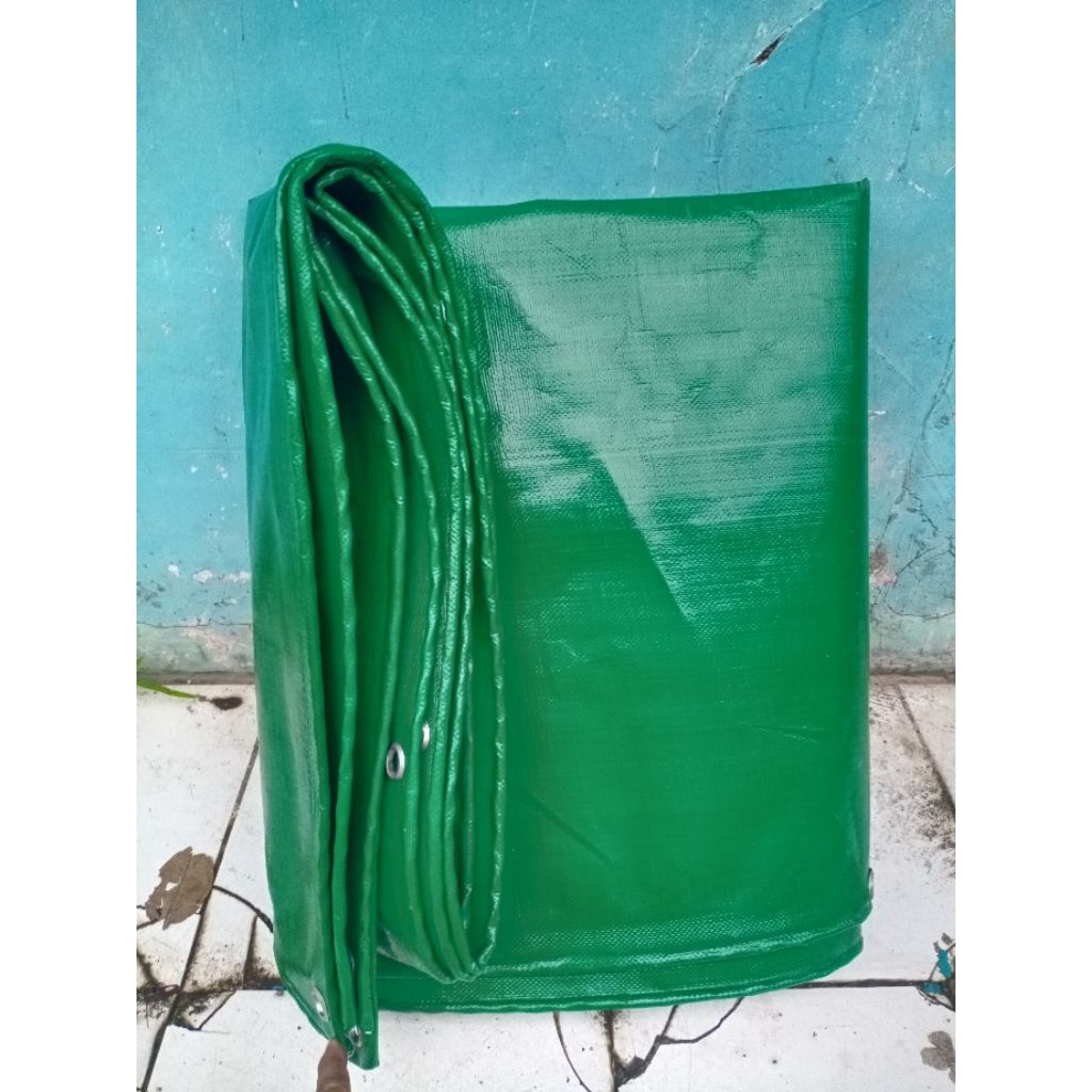 TERPAL TRUK A20 SUPER TEBAL WARNA HIJAU