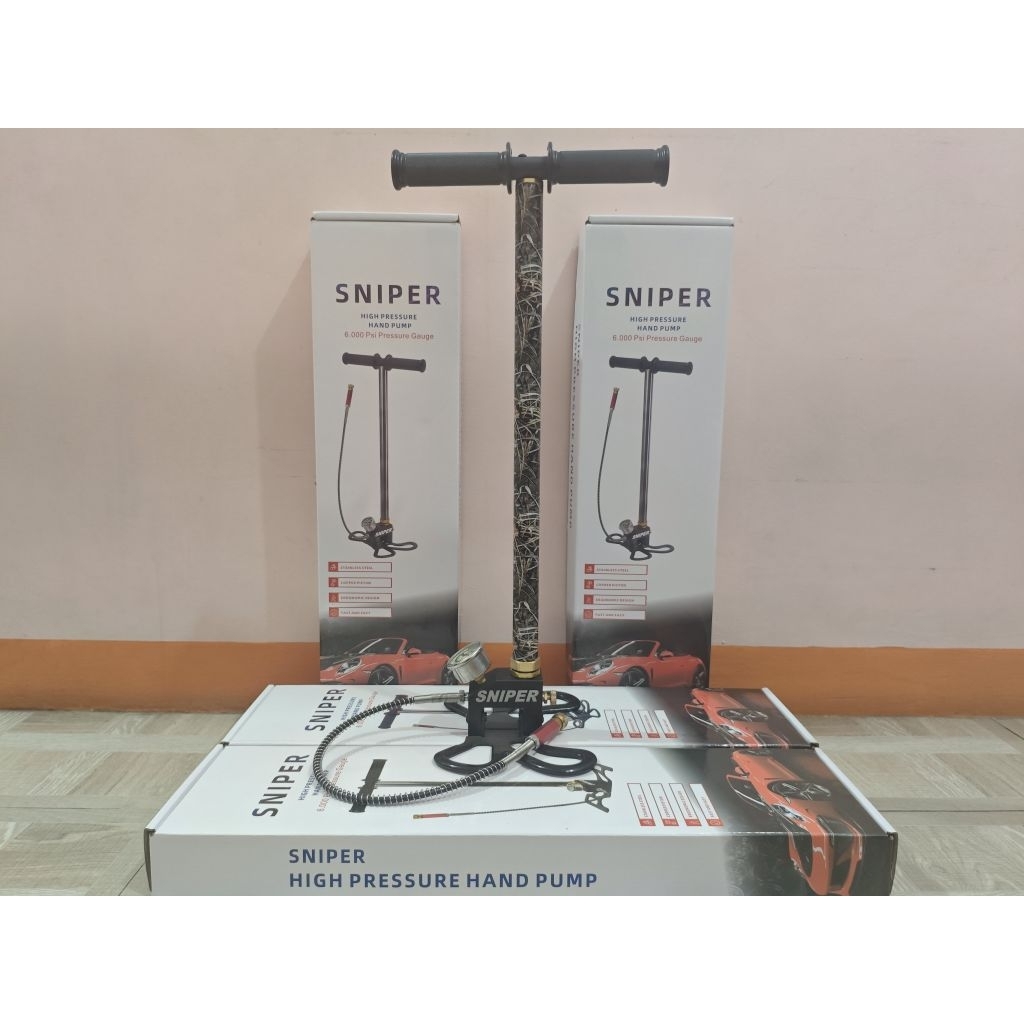 POMPA PCP,POMPA PCP MURAH,POMPA SNIPER STIKER CAMO