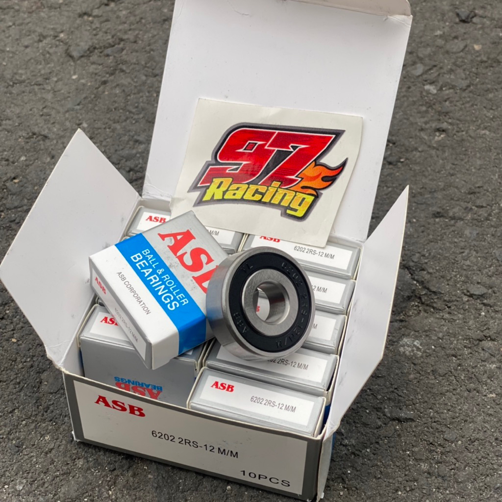 laker pnp skok mp tiger gl bearing laher 6202 2RS-12mm buat velg/tromol depan yamaha jupiter velg rc