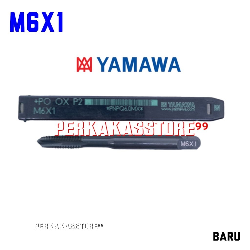 Tap M6x1 YAMAWA Tap Mesin Tap PO M6 x1 Yamawa Japan Baru