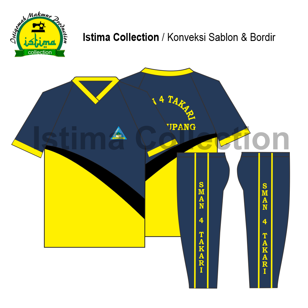 PRE-ORDER SERAGAM OLAHRAGA SMA PENDEK/PANJANG CUSTOM (GRATIS SABLON BERSYARAT)