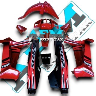 PROMO cover bodi Fizr full set bodi Yamaha Fizr hitam merah marun