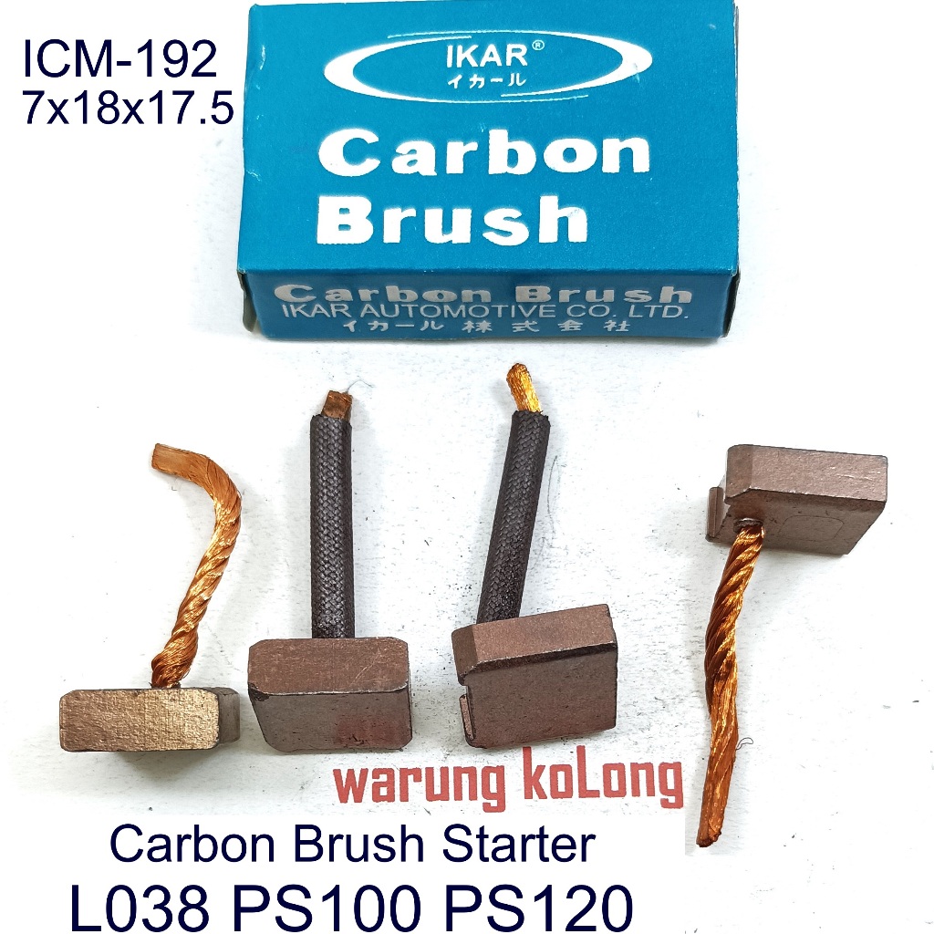 Brush Starter L300 diesel COLT DIESEL PS100 PS120 arang Carbon karbon dinamo set