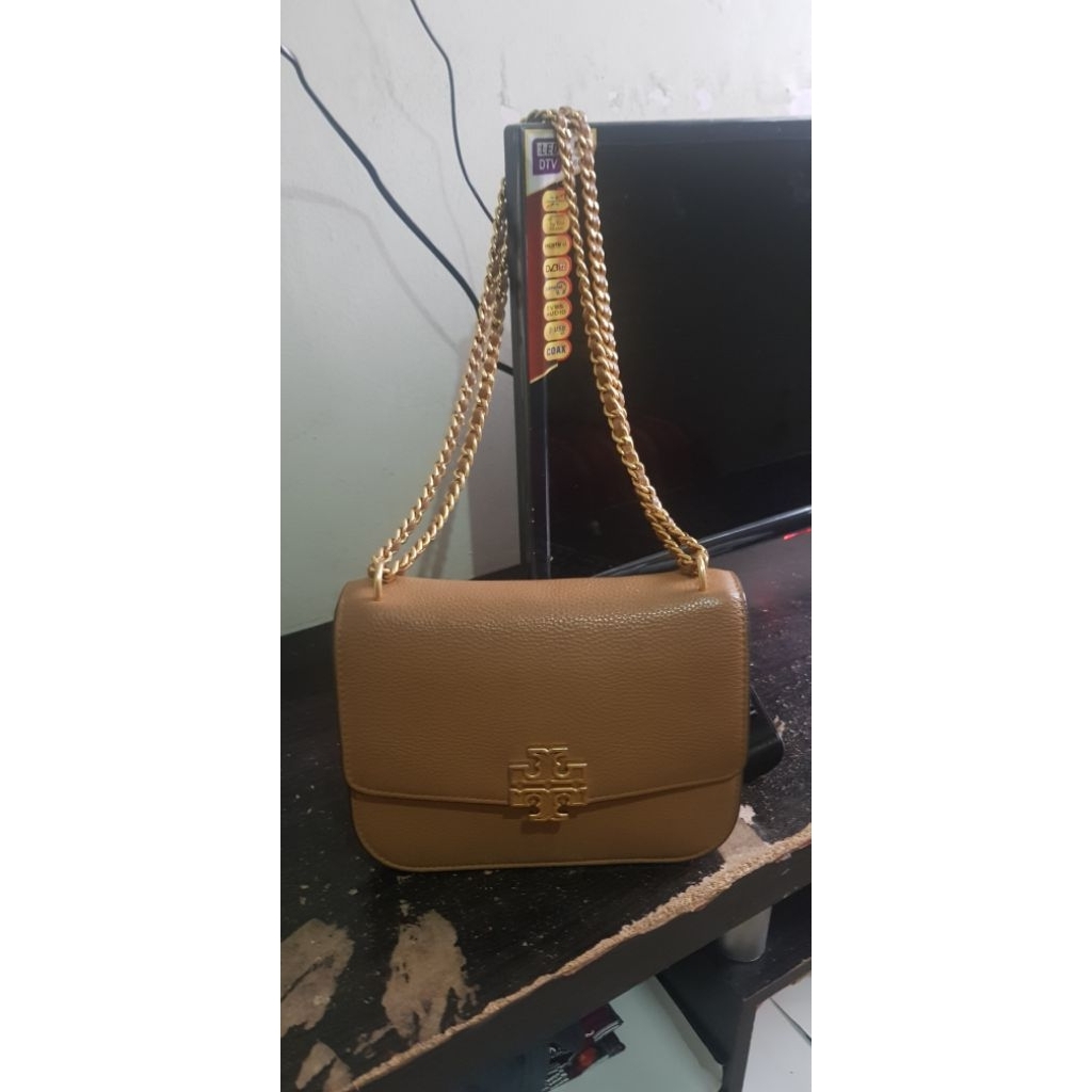 TB Tory Burch britten Adjustable warna Tiramisu Small preloved