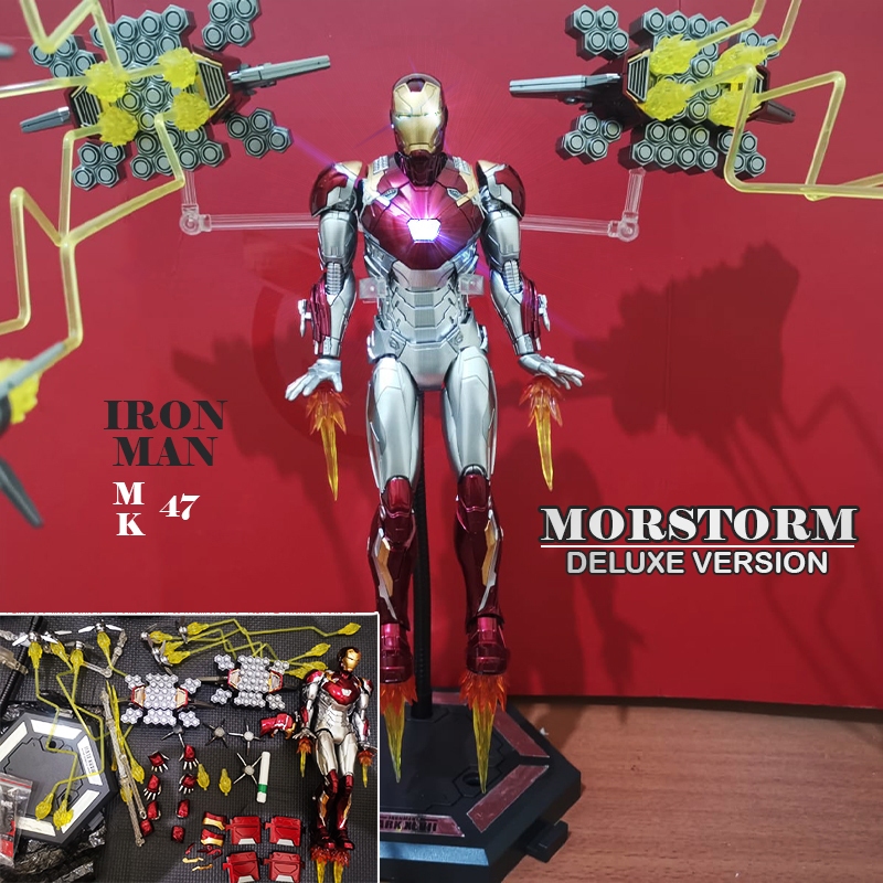 Morstorm X Eastern Model Kit 1/9 Iron-Man Mark XL VII / Mark 47 DELUXE SUDAH DIRAKIT