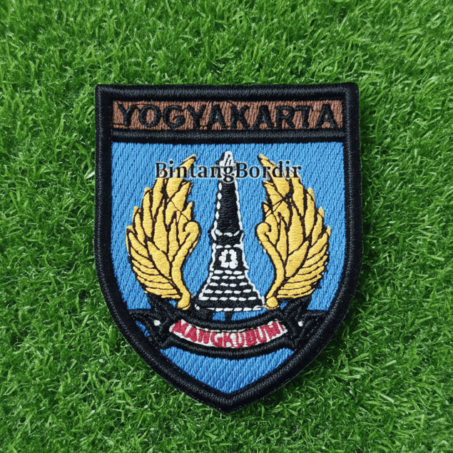 "HIGH QUALITY" Logo Kwarda Yogyakarta Bordir Timbul