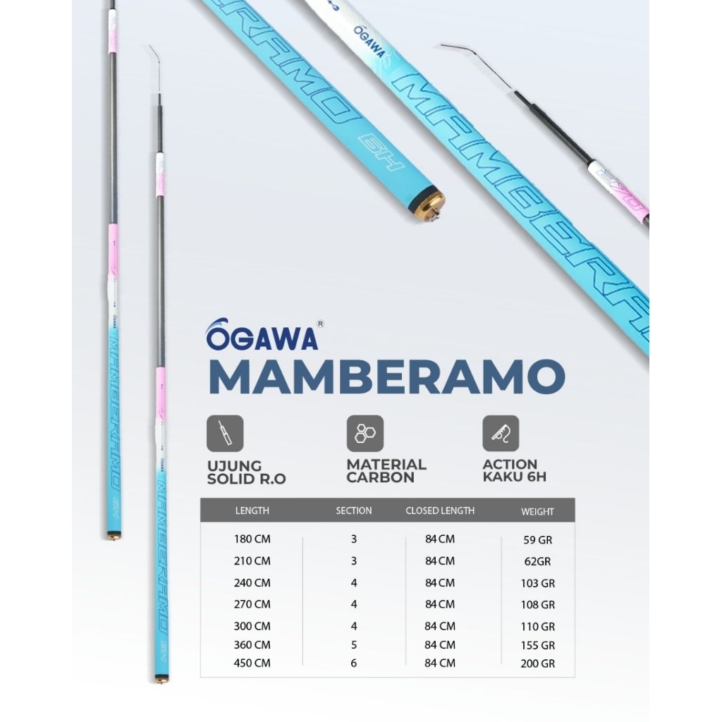 tegek ogawa mamberamo | tegek kaku|tegek ruas 85cm