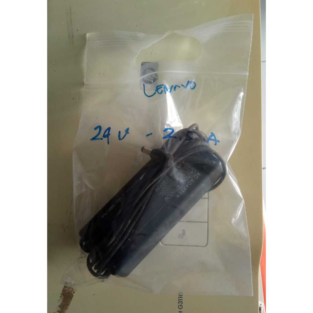 Adaptor Laptop Lenovo 24V 2,5A Charger Laptop Lenovo 24V 2,5A