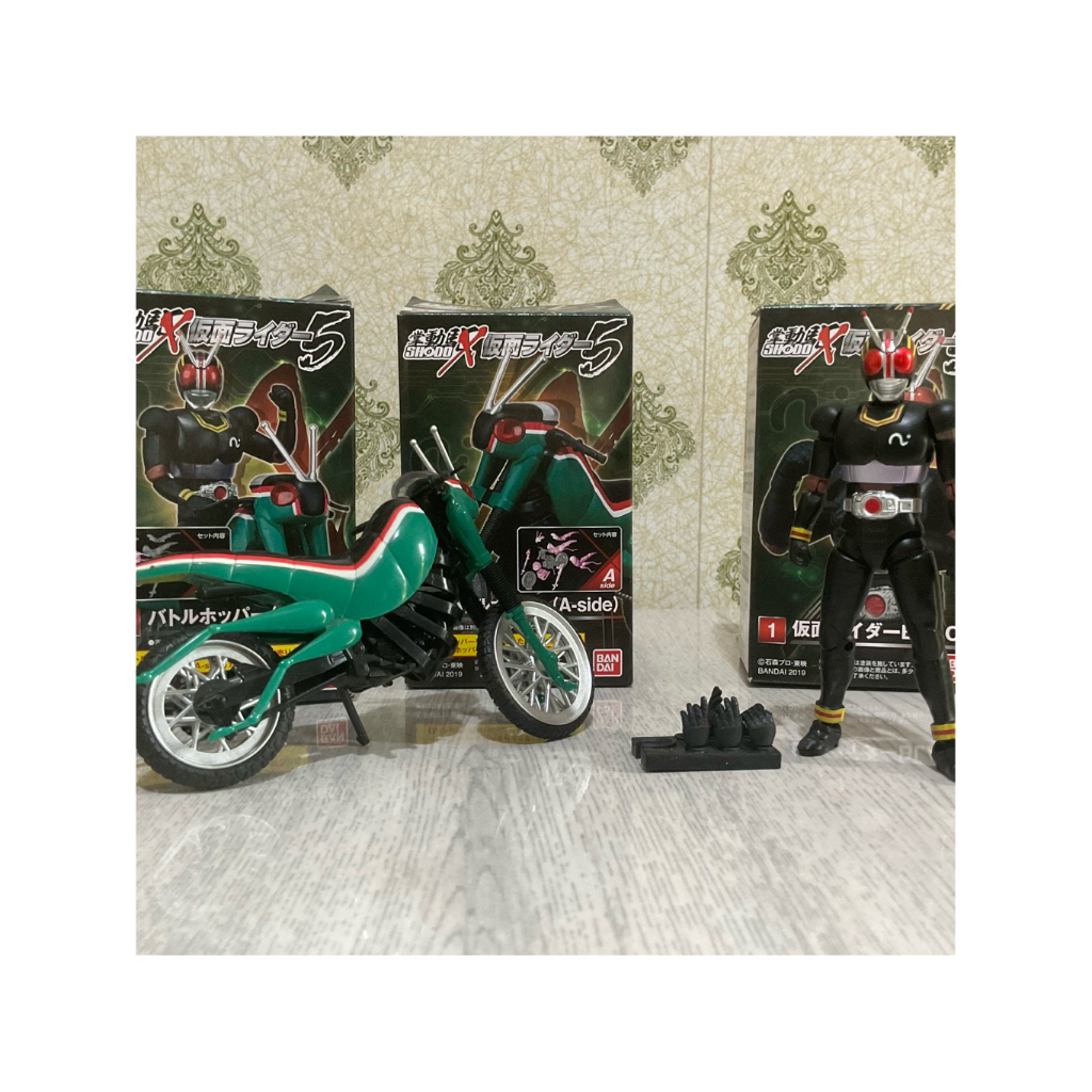 shodo x kamen rider black set battlehopper