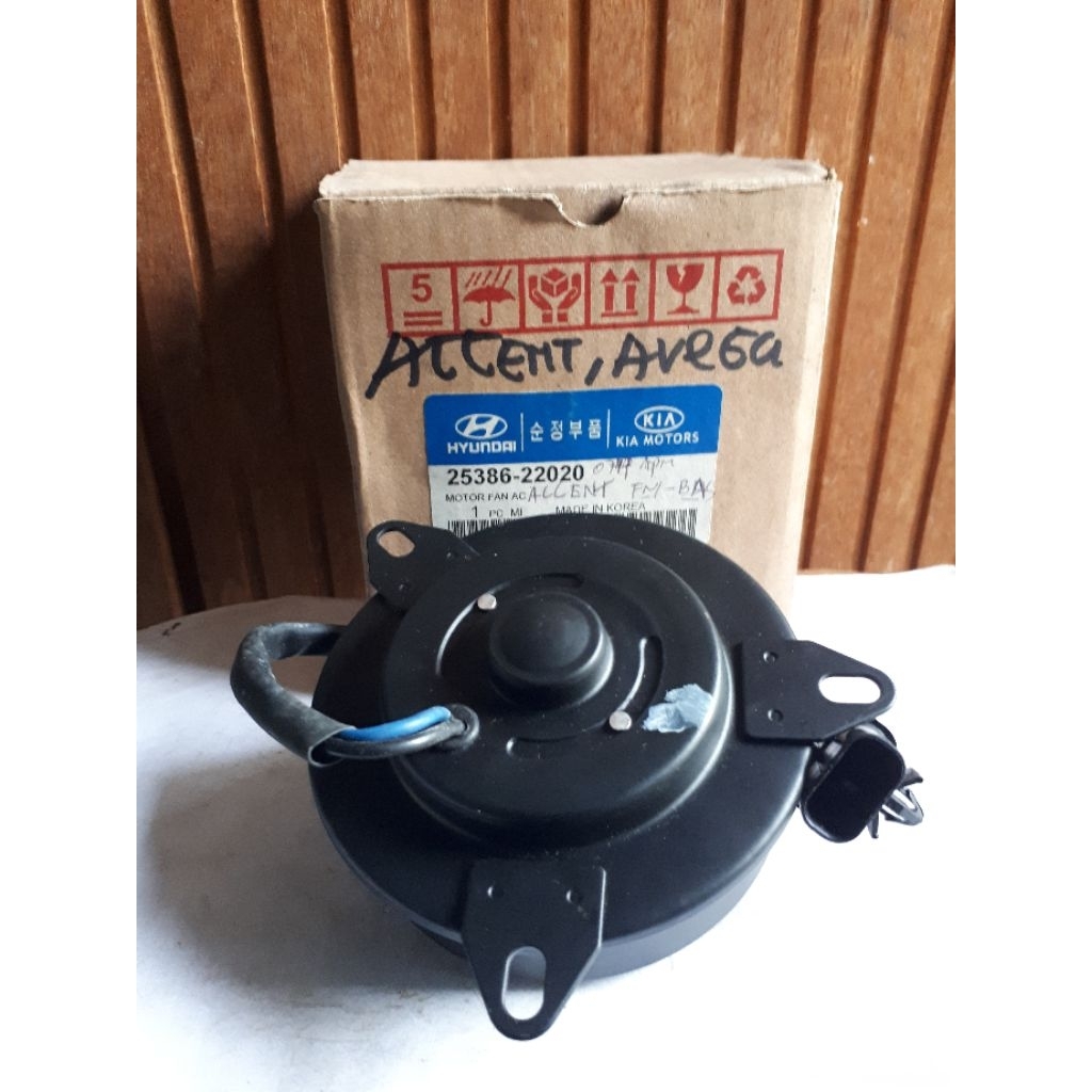MOTOR FAN/DINAMO KIPAS RADIATOR,AC MOBIL HYUNDAI ACCENT,AVEGA