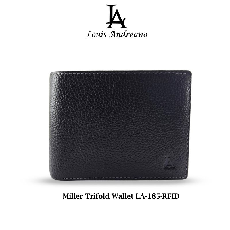 Louis Andreano LA-185 Dompet Pria Trifold Anti-RFID / RFID Blocking Wallet