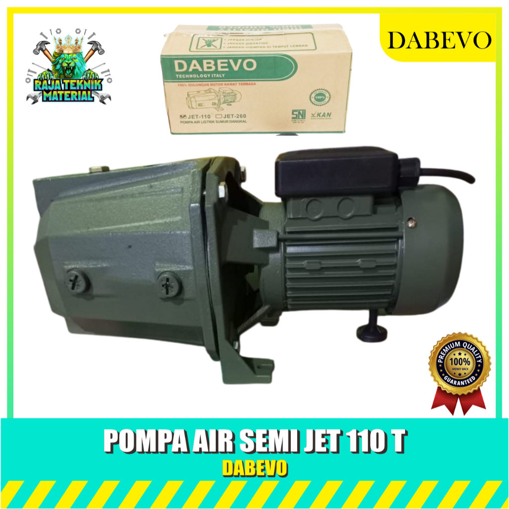 DABEVO Pompa Air Semi Jet 110T /  Pompa Air 110 Dab evo