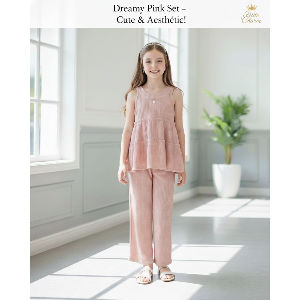 XY KIDS//SETELAN KULOT IMPORT ANAK PEREMPUAN 5-13 TAHUN/SETELAN KULOT ANAK PEREMPUAN/SETELAN KULOT K