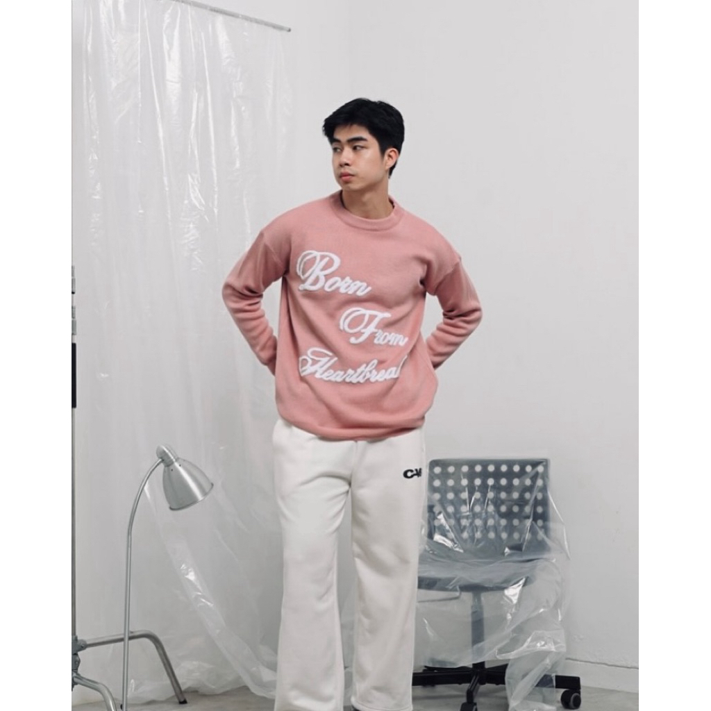 cluthvision knitwear pink