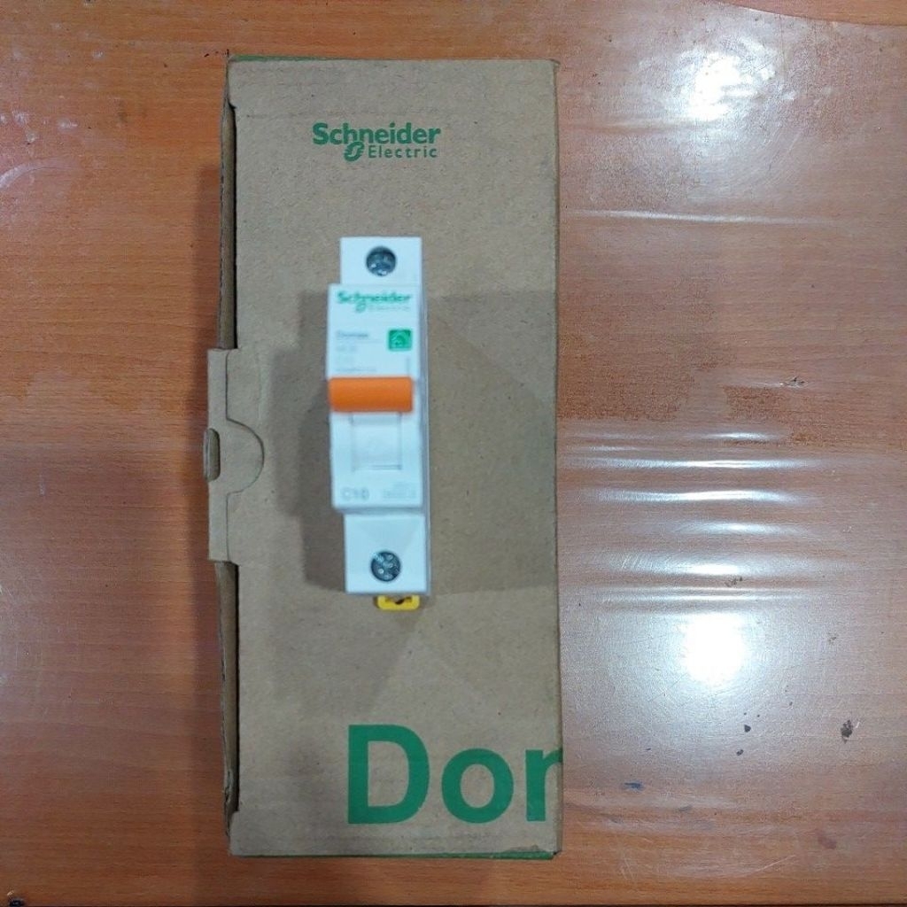 Schneider MCB 10 ampere ORIGiNAL ada barcodenya
