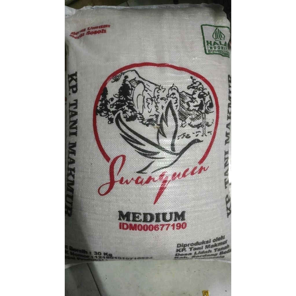 Beras tani makmur cap Swan Queen [30 kg]