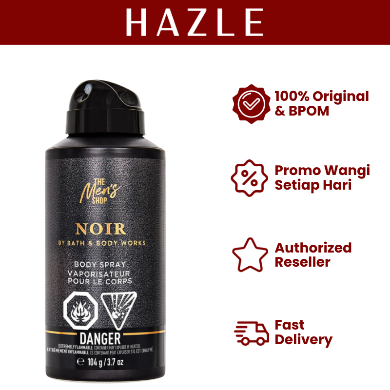 Bath & Body Works Noir Body Spray Man 104 gr