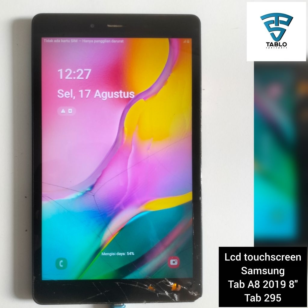Lcd touchscreen Samsung Tab A8 2019 8" Tab 295 retak normal