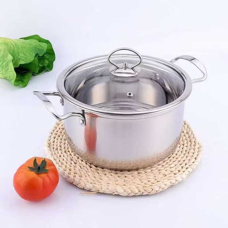 Calypso Panci Steamer Panci Kukus Panci Sup Multifungsi Ukuran 24cm Stainless Steel