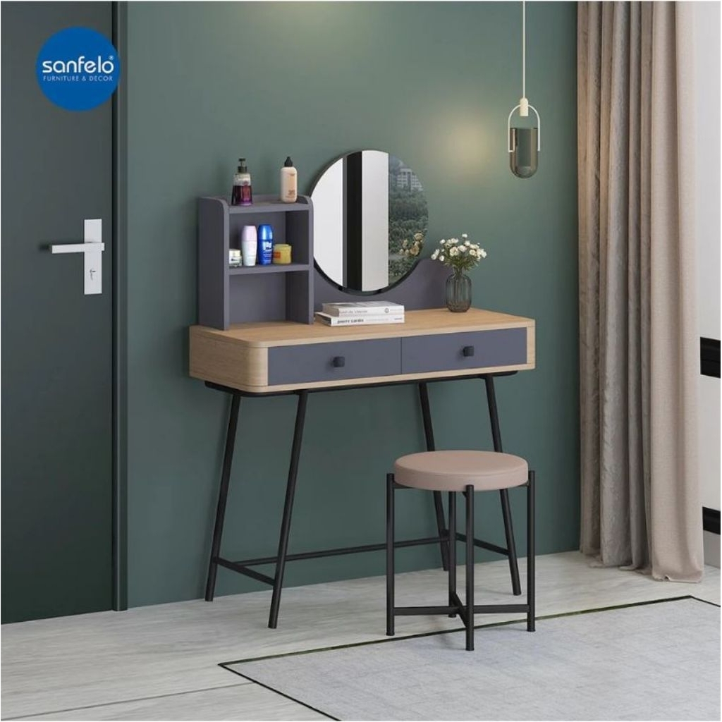 CENA MR 01 - MEJA RIAS KACA BULAT - MEJA RIAS MINIMALIS