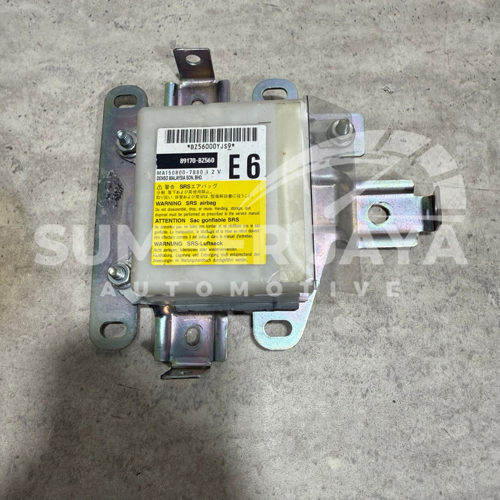 MODUL AIRBAG AIR BAG ECU KOMPUTER COMPUTER AIR BAG AIRBAG DAIHATSU SIRION 89170-BZ560 BZ560 KODE E6