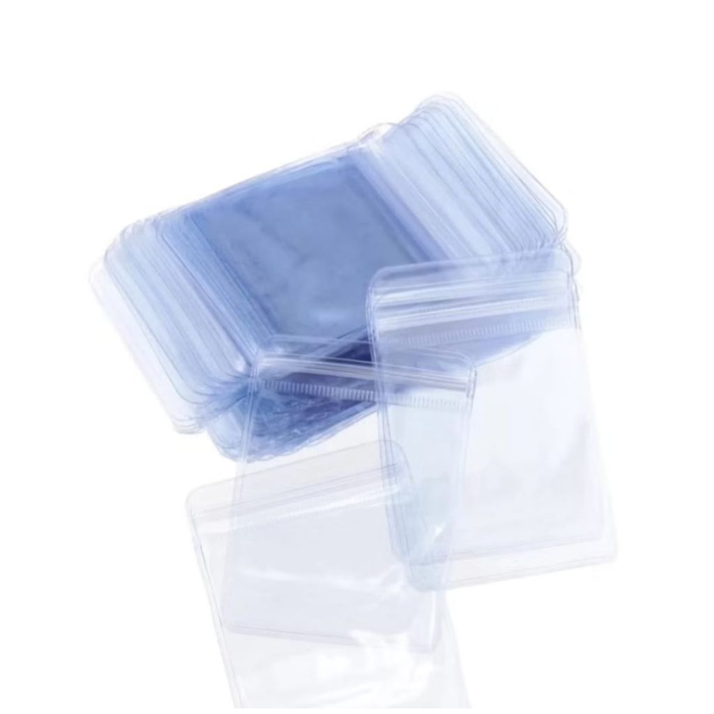 Plastik klip mika tebal plastik aksesoris 4x6cm pcs