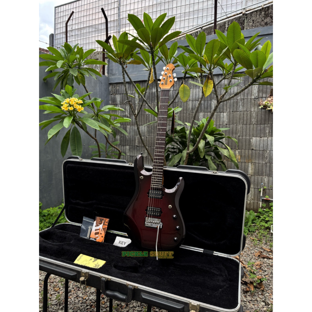 ERNIE BALL MUSIC MAN JP6 PIEZO PEARL REDBURST | GITAR MUSICMAN JOHN PETRUCCI | GITAR ERNIEBALL | DRE