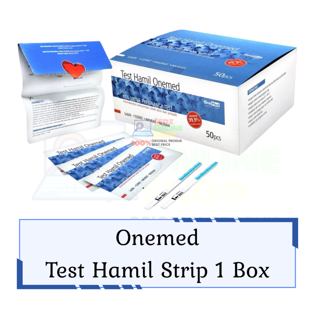 Onemed Tes Kehamilan Test Pack Strip 1 Box